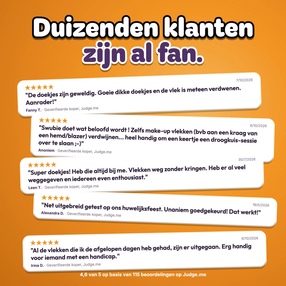 Swubie Vlekkendoekjes 4